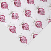 Pretty Pink Glam Christmas Ornaments Tissuepapier (Detail)