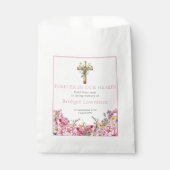 Pretty Pink Peonies Funeral Seed Packet Bedankzakje (Voorkant)