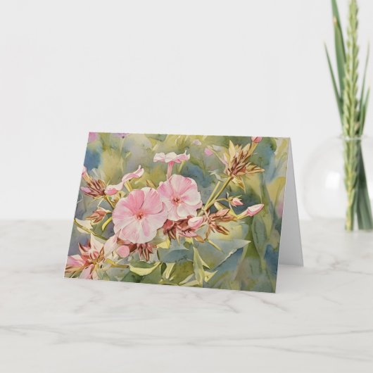 Pretty Pinks - Carte Anniversaire (Devant)