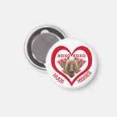 Pretty Pony in Red Valentine's Day Magneet (Voorkant / Achterkant)