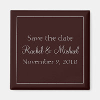Pretty Purple Chic Save the Date
