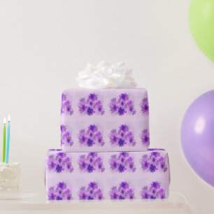 Pretty Purple Flowers Cadeaupapier