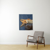 Pretty Red Fox  Wandkleed (In situ)