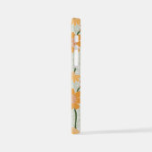 Pretty retro muted 1970s flowers iPhone hoesje (Linkerkant)