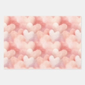 Pretty Roze Blush Cream Bloem Inpakpapier Vel (Voorkant 2)