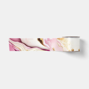 Pretty Roze Goud Witte Marmer Lint