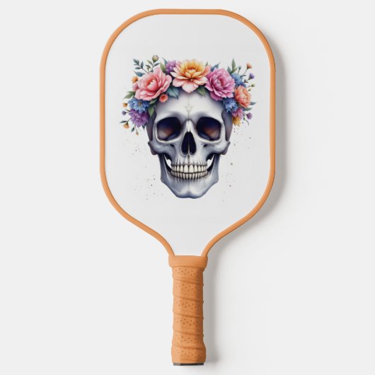 Pretty Skull Pickleball Paddle (Voorkant)