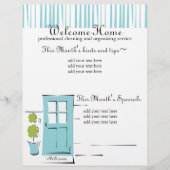 Pretty Soft Blauwe Deur Flyer (Voorkant)