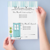 Pretty Soft Blauwe Deur Flyer (Hand)