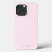 Pretty Soft Roze en Blos Case-Mate iPhone Case (Achterkant)