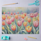 Pretty spring tulips tissuepapier (Craft)