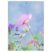 Pretty Spring Wild Flowers Klembord (Achterkant)