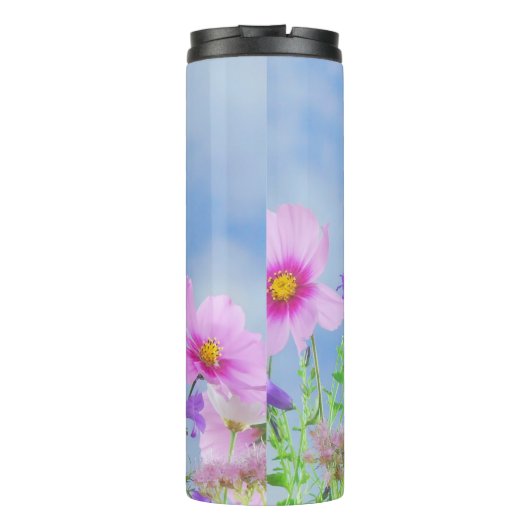 Pretty Spring Wild Flowers Thermosbeker (Achterkant)