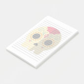 Pretty Sugar Skull Post-It Notes (Incliné)