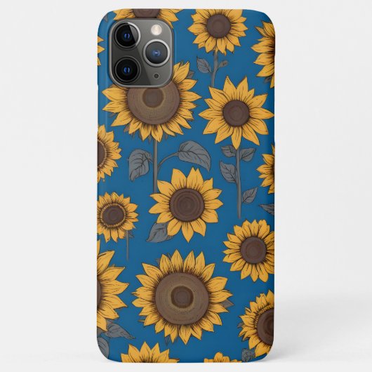 Pretty sunflowers pattern Case-Mate iPhone case (Achterkant)