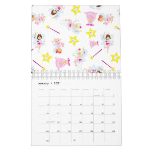 Pretty Tooth Fairy Magic Wand White Teeth Kalender