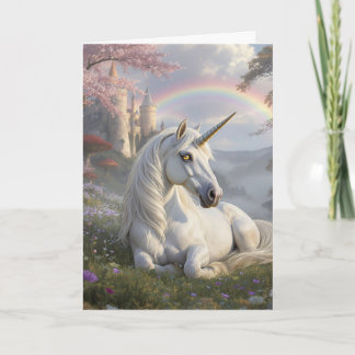 Pretty Unicorn | Wishing you a Magical Day Kaart