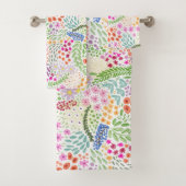 Pretty Watercolor Floral Pattern Sprint Colorful (En situation)