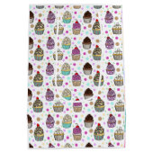 Pretty Whimsical Cupcakes   Medium Cadeauzakje (Achterkant)