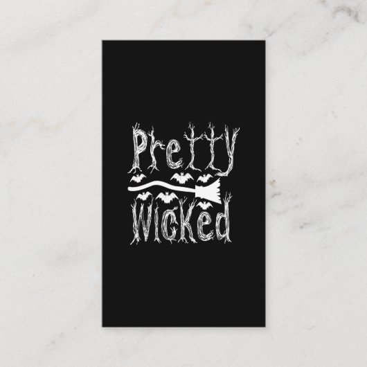 pretty wicked visitekaartje (Voorkant)