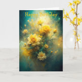 Pretty Yellow Flowers Kaart (Gele Bloem)