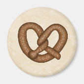 Pretzel avec Aimant Bkgd Beige (Devant)