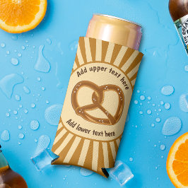 Pretzel Burst geknoopt brood & 2 regels tekst op u