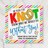 Pretzel cadeau Label (Voorkant)