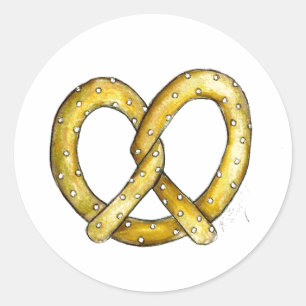 Pretzel doux salé Pretzels collation Stickers de n