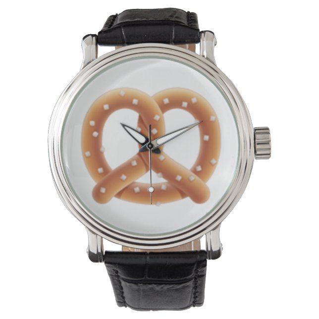 Pretzel - Emoji Horloge (Voorkant)