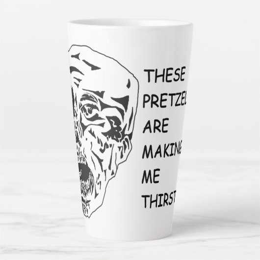 Pretzel Face Mug (Devant)