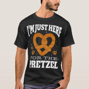 Pretzel liefhebber grappig im net hier voor de kra t-shirt