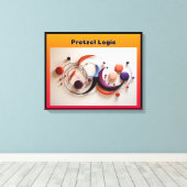 Pretzel Logic Canvas Afdruk (Insitu (Houten vloer))