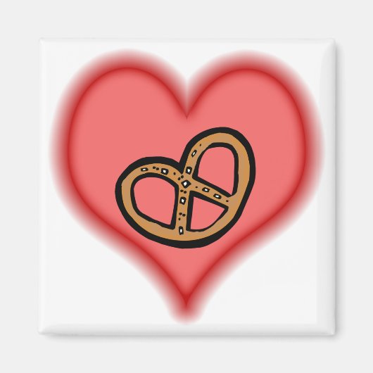 pretzel magneet (Voorkant)