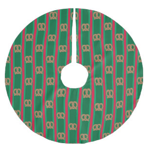 Pretzel met leuk en mooi Kerstontwerp Kerstboom Rok