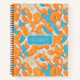 Pretzel Mozaïek Kleurrijk Gepersonaliseerd Patroon Notitieboek