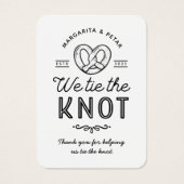 Pretzel Nous Avons Lié Le Noeud Favor De Mariage B (Devant)