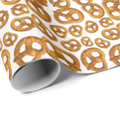 Pretzel patroon cadeaupapier (Rol Hoek)
