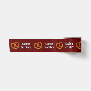 Pretzel Patroon eigen groet - elke donkere achterg Lint
