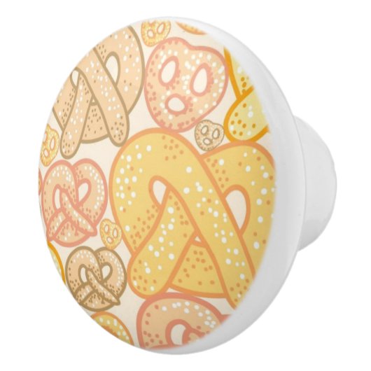Pretzel Pattern Keramische Knop (Rechts)