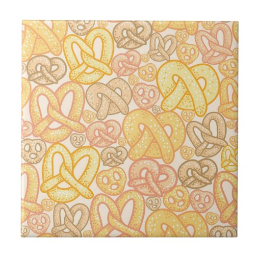 Pretzel Pattern Tegeltje (Voorkant)