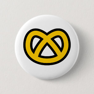 Pretzel Ronde Button 5,7 Cm