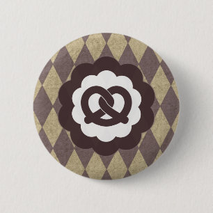 pretzel ronde button 5,7 cm