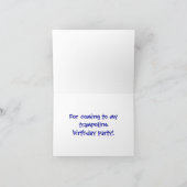 Pretzelige Trampoline Verjaardag Bedankt Kaarten - (Binnen)