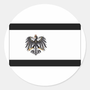 Preussen (1892-1918) Prussia Flag Ronde Sticker