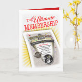 Preuve Bestselling de carte de voeux d'adhésion (Fleur jaune)