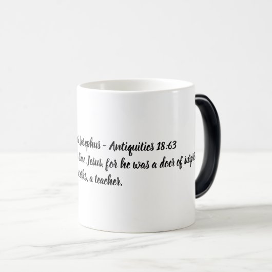 Preuve chrétienne de Jésus Mug (Devant droit)