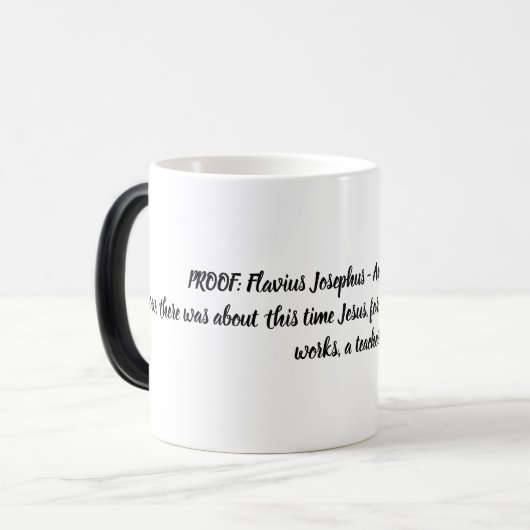 Preuve chrétienne de Jésus Mug (Devant gauche)