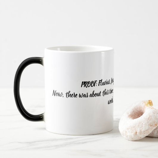 Preuve chrétienne de Jésus Mug (Avec donut)