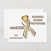Prevent suicide POSTER Briefkaart (Voorkant / Achterkant)